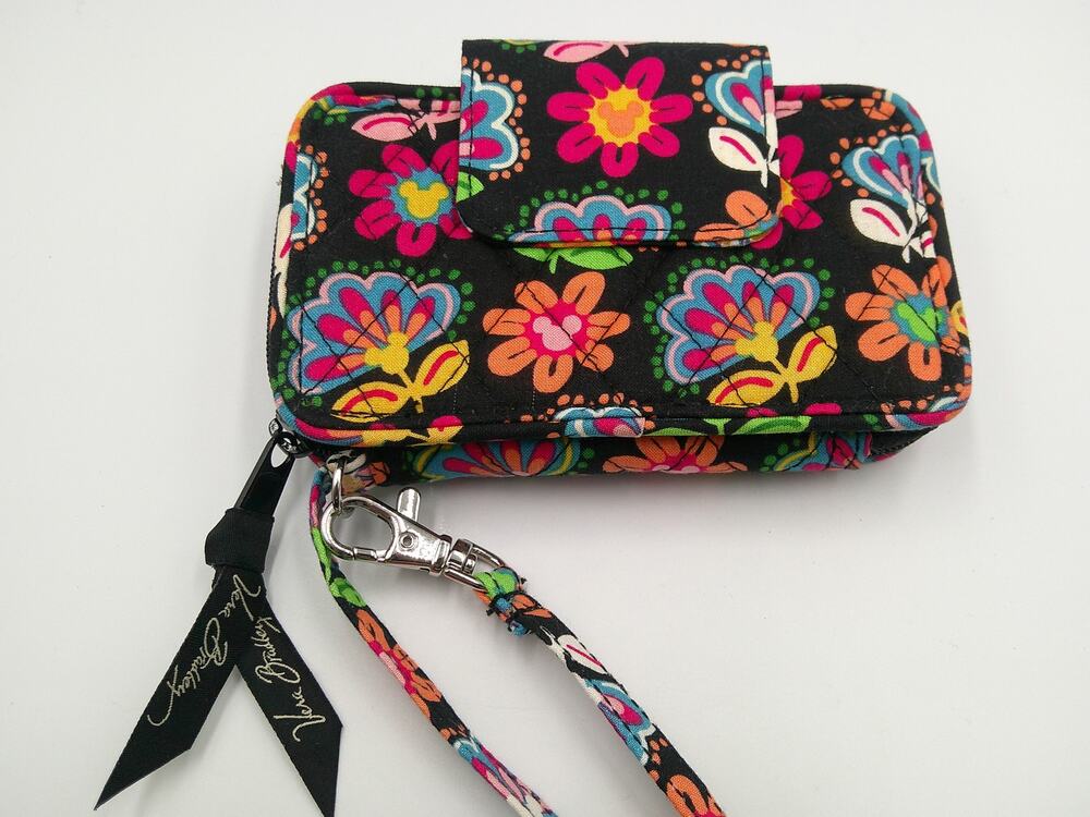 Vera Bradley Disney Parks Midnight With Mickey Smartphone Wristlet Wallet